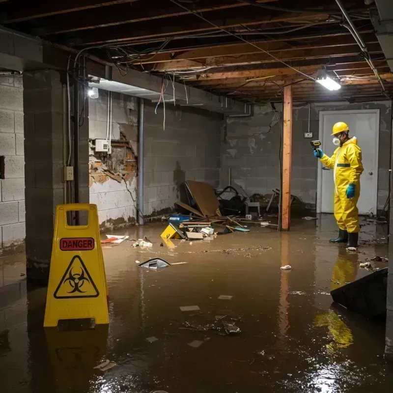 Flooded Basement Electrical Hazard in Montrose, CO Property